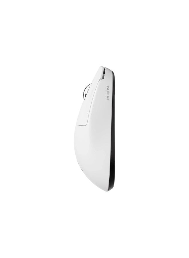 MCHOSE L7 Series Ultra‑Lightweight Wireless Gaming Mouse – 39g Ergonomic Design, 26,000 DPI PAW3395 Sensor, Omron Optical Switches, Pure PTFE Feet, Low-Latency 2.4GHz, RGB, Adjustable DPI & Macro, USB-C Rechargeable, White | MC-L7-3 - Image 4